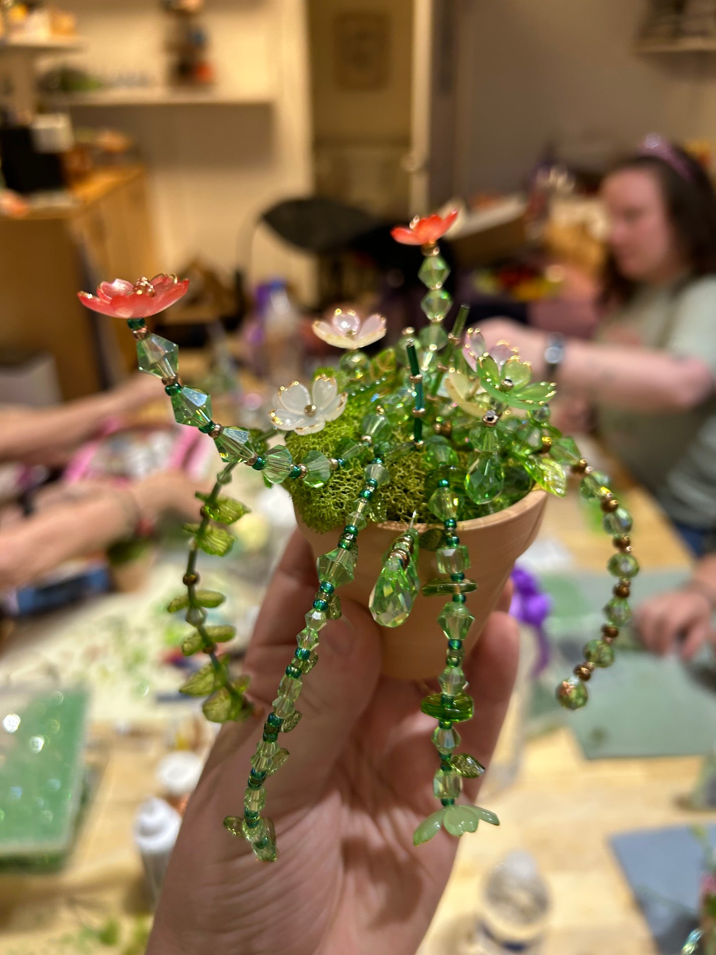 Beaded Plant Class : Saturday July 25th : 1-3pm
