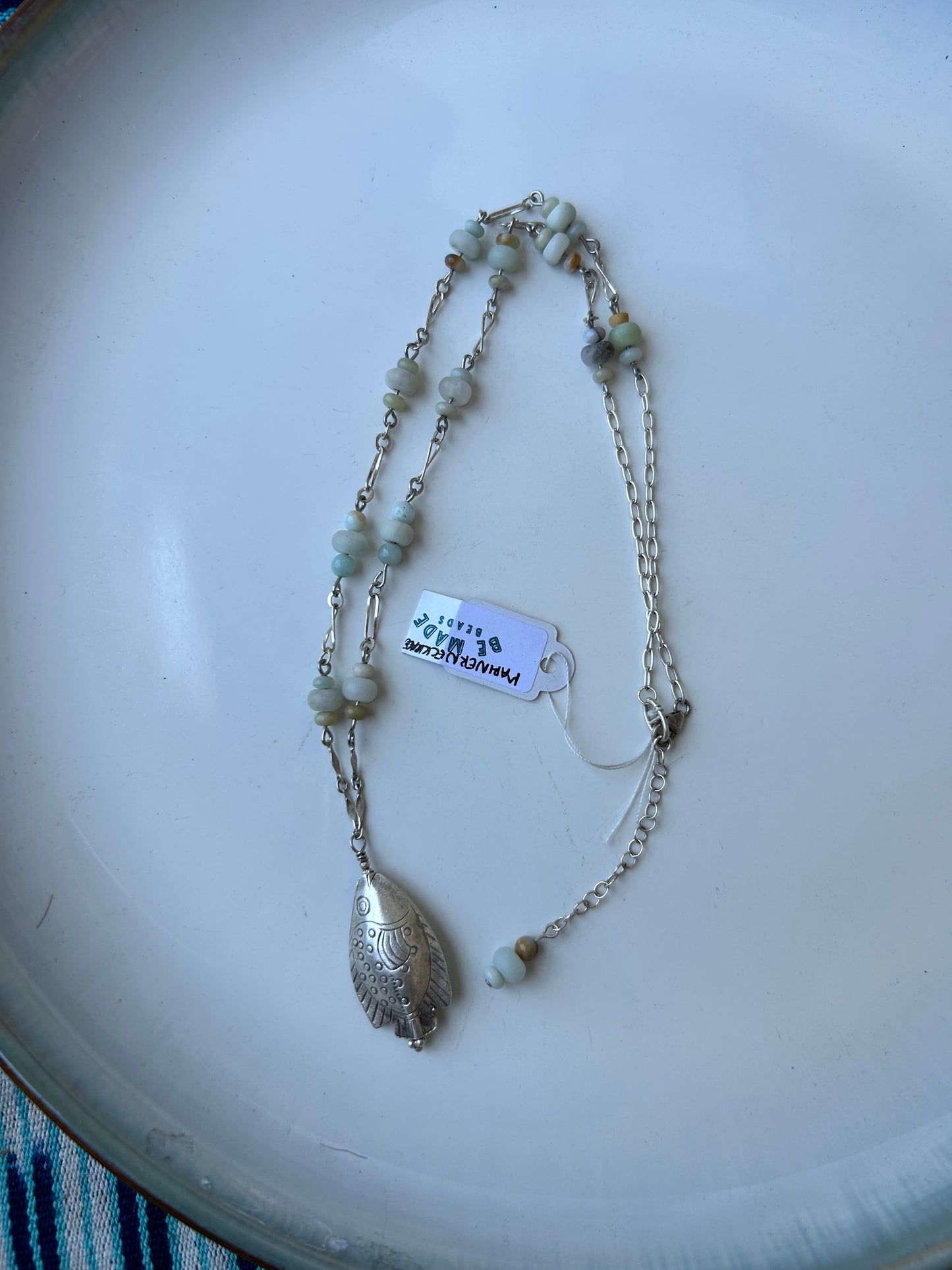 Fishing Necklace and Bracelet Set