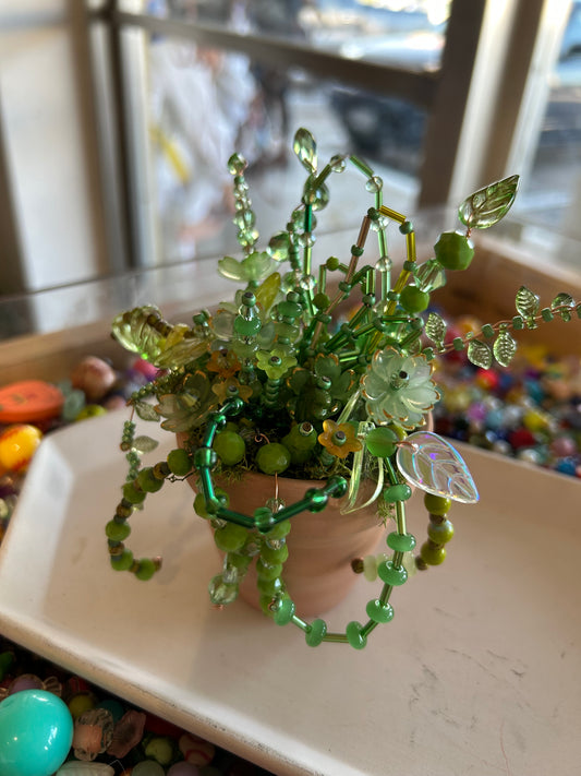Beaded Plant Class : Saturday July 25th : 1-3pm