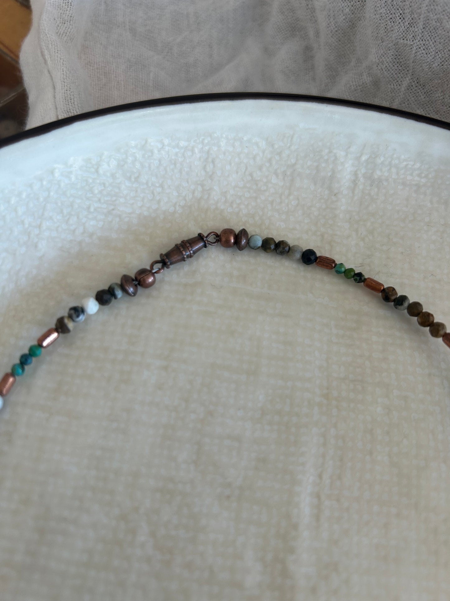 Copper and Turquoise Necklace