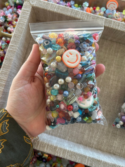 Bead Bin Bags : Glass, Acrylic, Dyed Quartz etc.