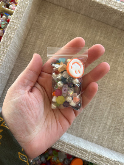 Bead Bin Bags : Glass, Acrylic, Dyed Quartz etc.