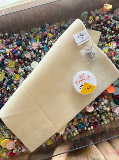 Bead Bin Bags : Glass, Acrylic, Dyed Quartz etc.