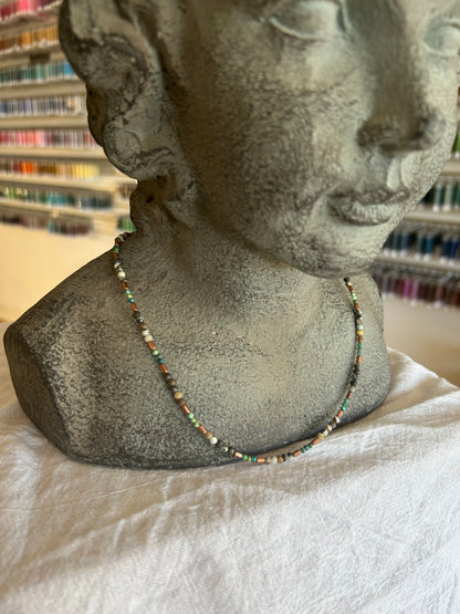 Copper and Turquoise Necklace
