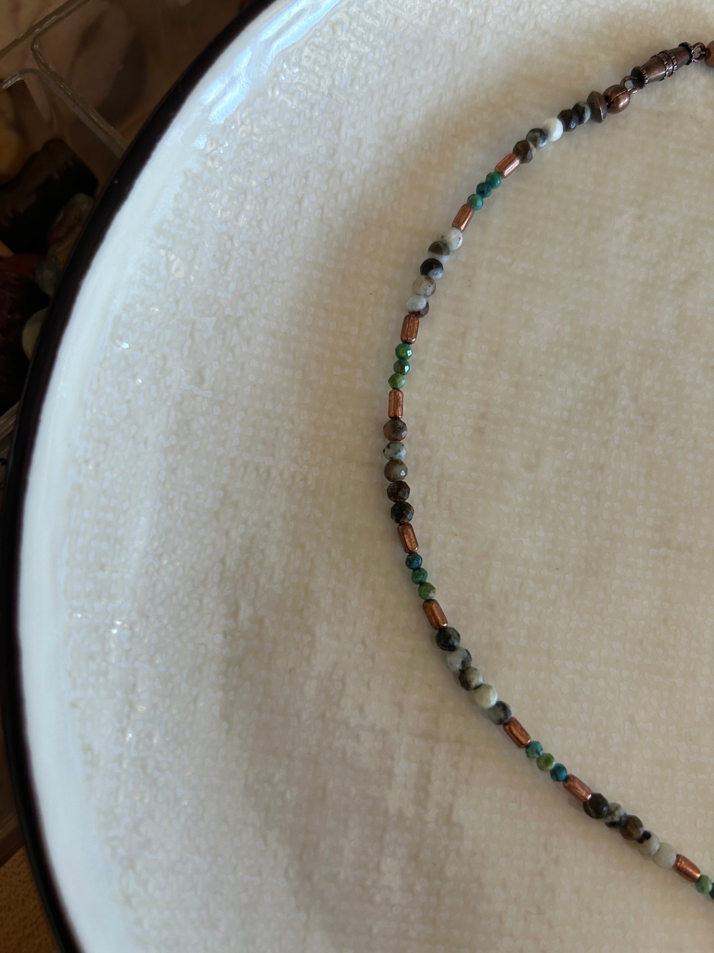 Copper and Turquoise Necklace