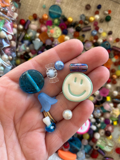 Bead Bin Bags : Glass, Acrylic, Dyed Quartz etc.