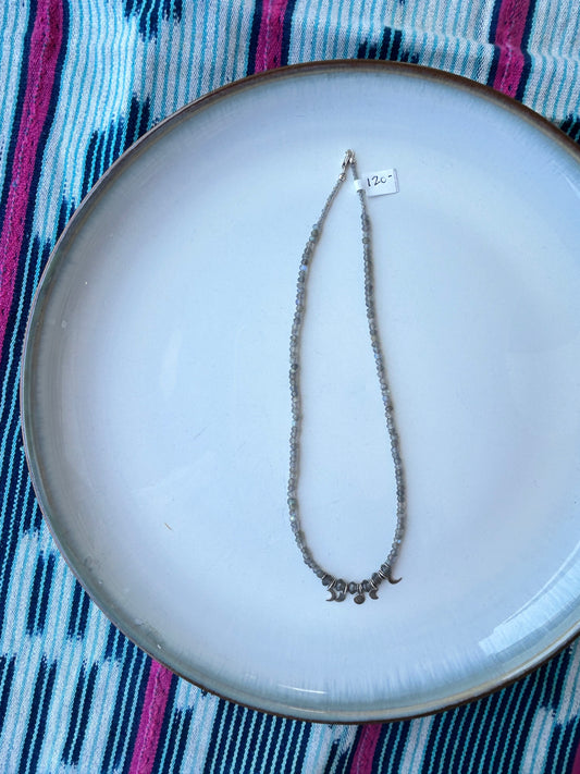 Moonphase Labradorite Necklace