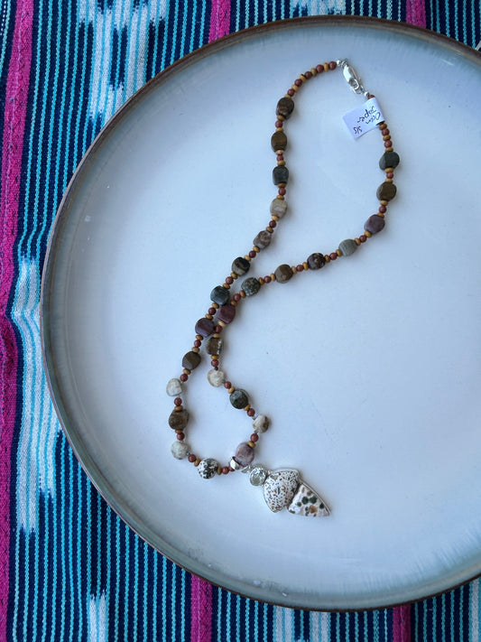 Ocean Jasper with Pendant Necklace