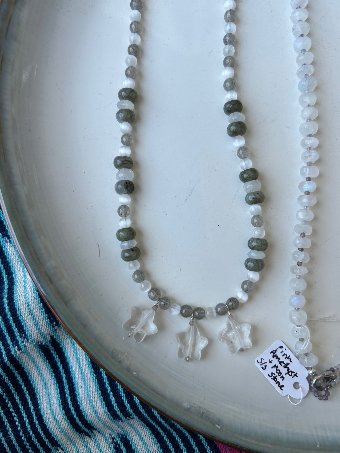 Full Moonstone and Amethyst Jewelry