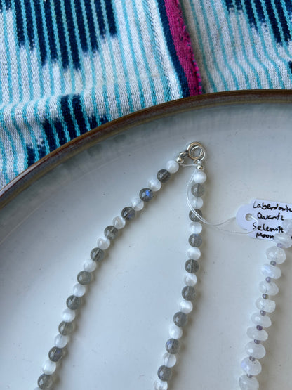 Full Moonstone and Amethyst Jewelry