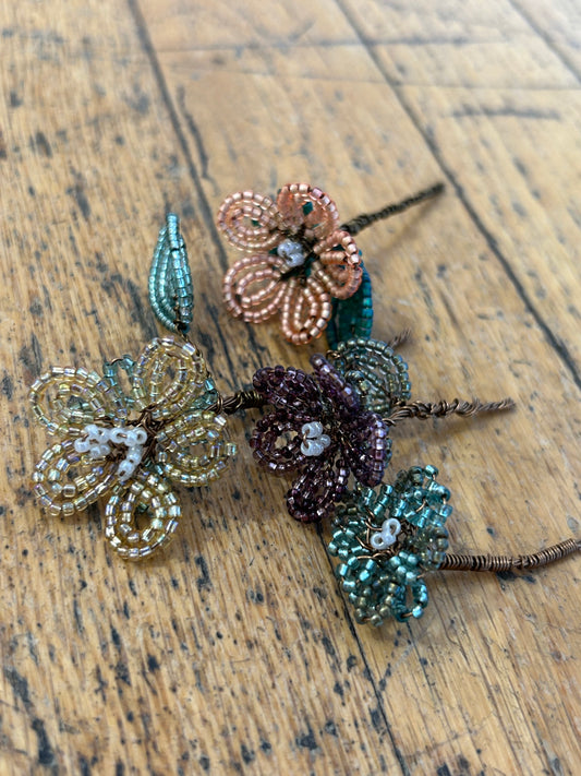 French Beaded Flowers: April 18th, 25th, May 9th, 30th